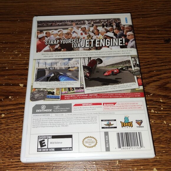 Indianapolis 500 Legends (Nintendo Wii, 2007) - Picture 3 of 3